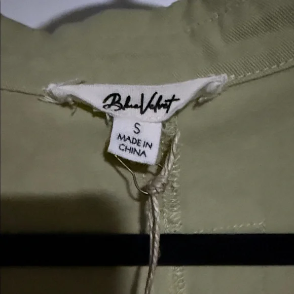 NWT Blue Velvet Butterfly Shacket - Picture 2 of 11